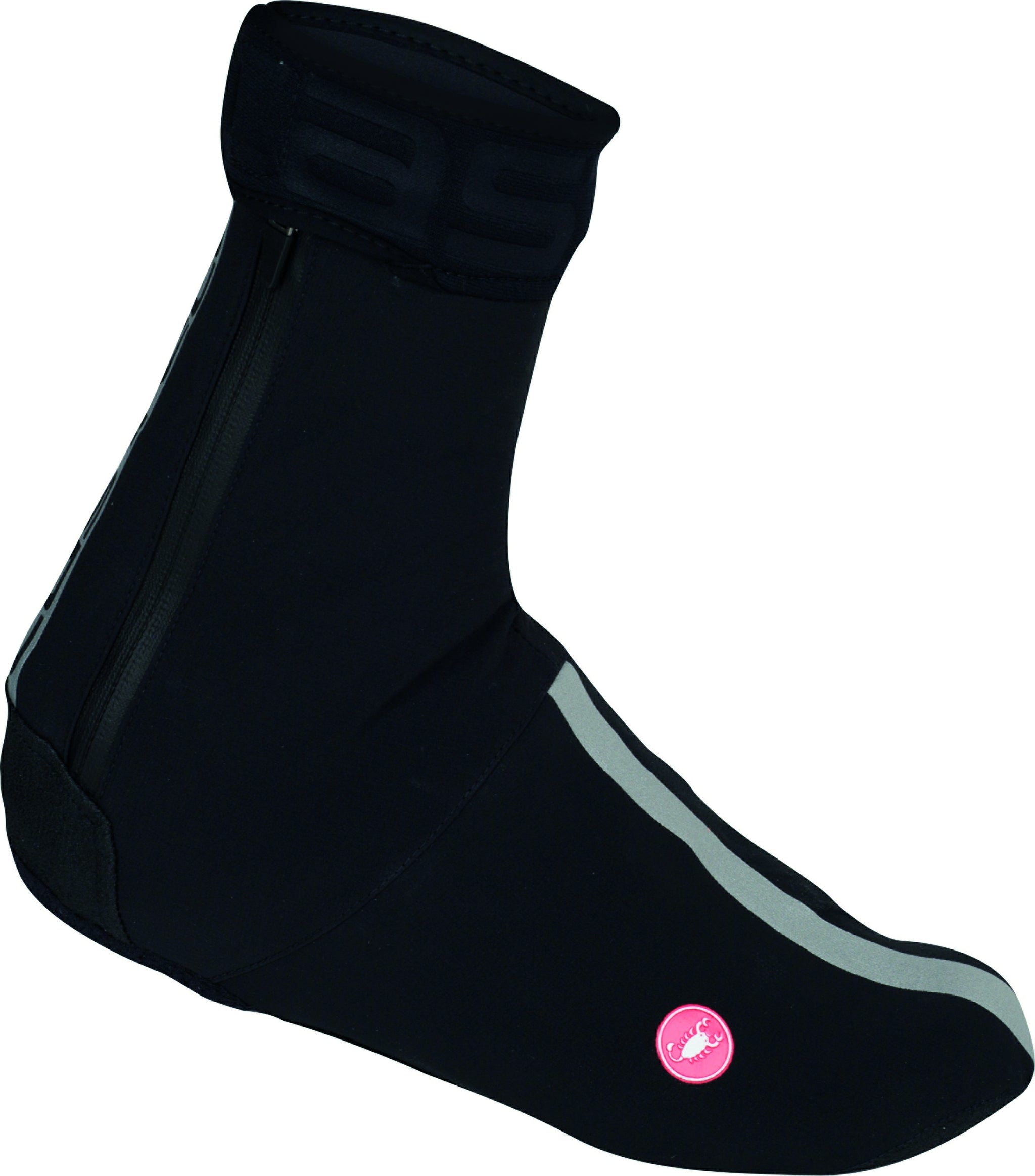 Castelli Tempesta Shoecover – Blk-Reflective Slvr