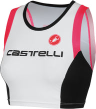Castelli Free Donna Tri Singlet – White/Black/Pink