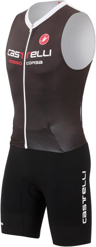 Castelli Body Paint Sr Tri Suit Slvls – Black/White
