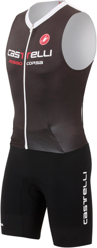 Castelli Body Paint Sr Tri Suit Slvls – Black/White