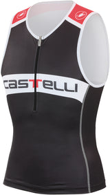 Castelli Core Tri Top – Blk/Wht/Red
