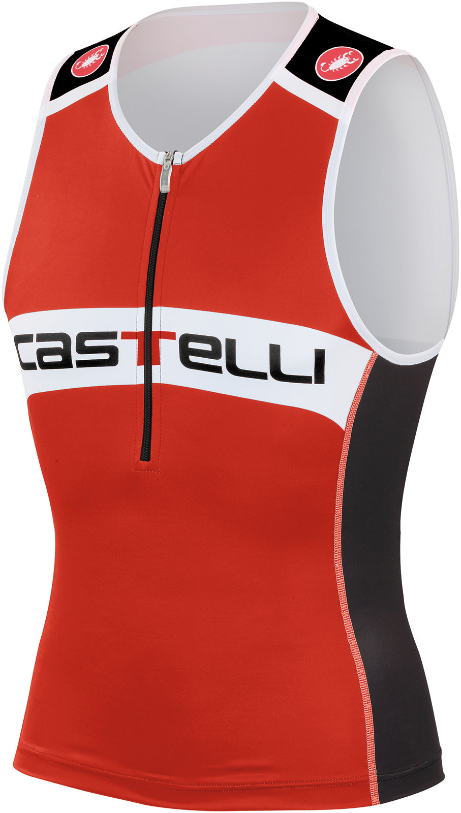 Castelli Core Tri Top – Red/Blk