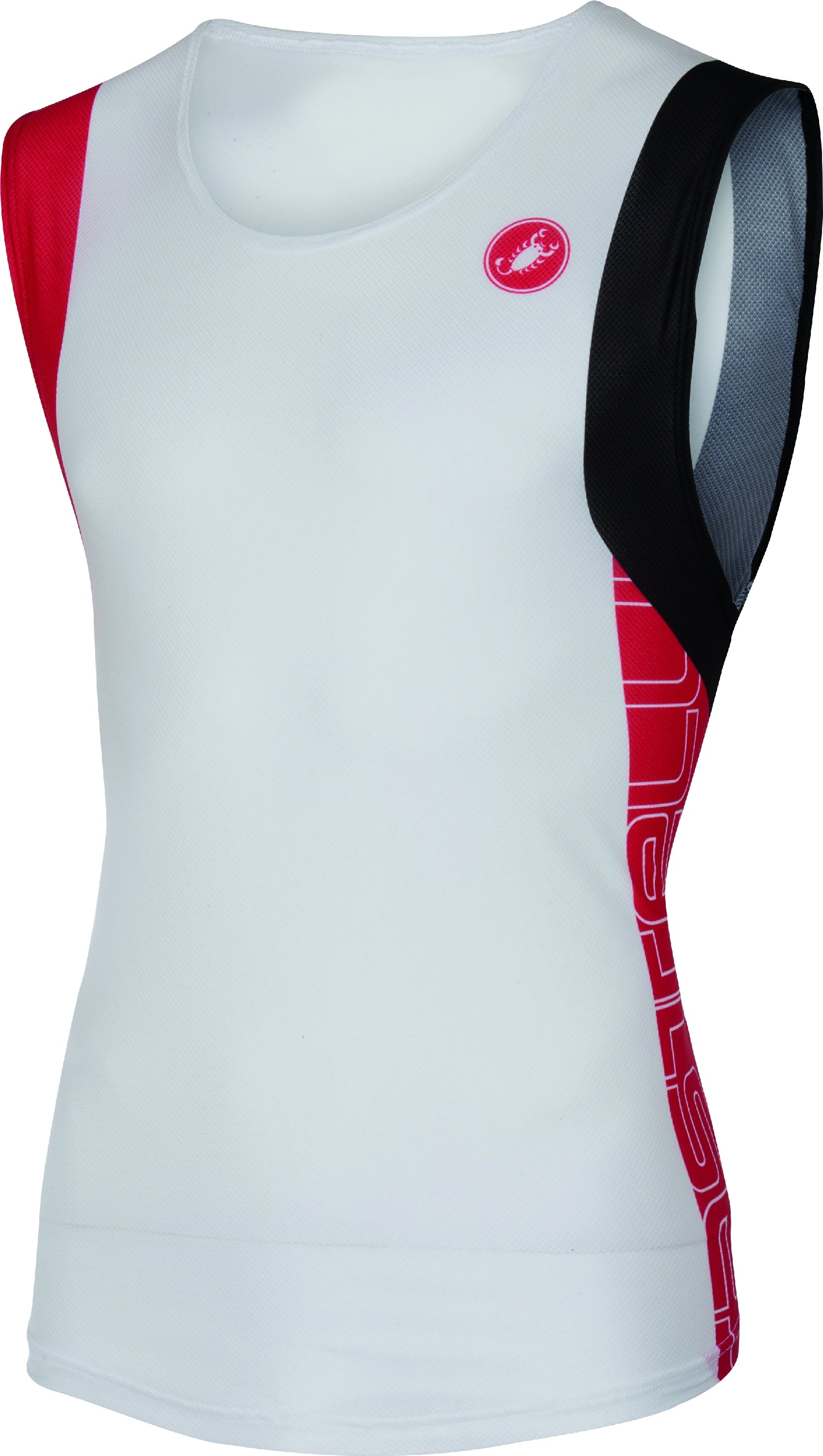 Castelli T.O. Alii Run Top – White/Red
