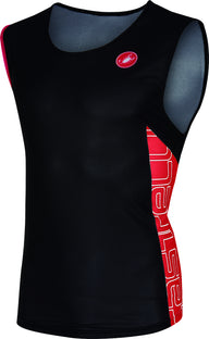 Castelli T.O. Alii Run Top – Black/Red