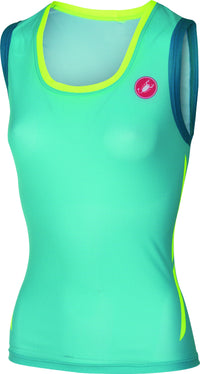 Castelli Alii Run Top - Women's – Pastel Blue/Blue Grn