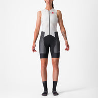 Castelli Free Sanremo W Suit Sleeveless – White/Black