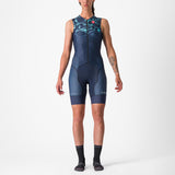 Castelli Free Sanremo W Suit Sleeveless – Belgian blue/Light turquoise