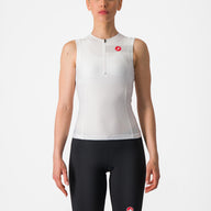 Castelli Free 2 W Tri Singlet – White/Black