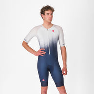 Castelli Core Tri Suit Short Sleeve – belgian blue/white