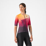 Castelli Free Speed 3 W Race Top – dark night shade/vivid orange-bright rose