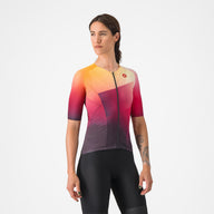 Castelli Free Speed 3 W Race Top – dark night shade/vivid orange-bright rose