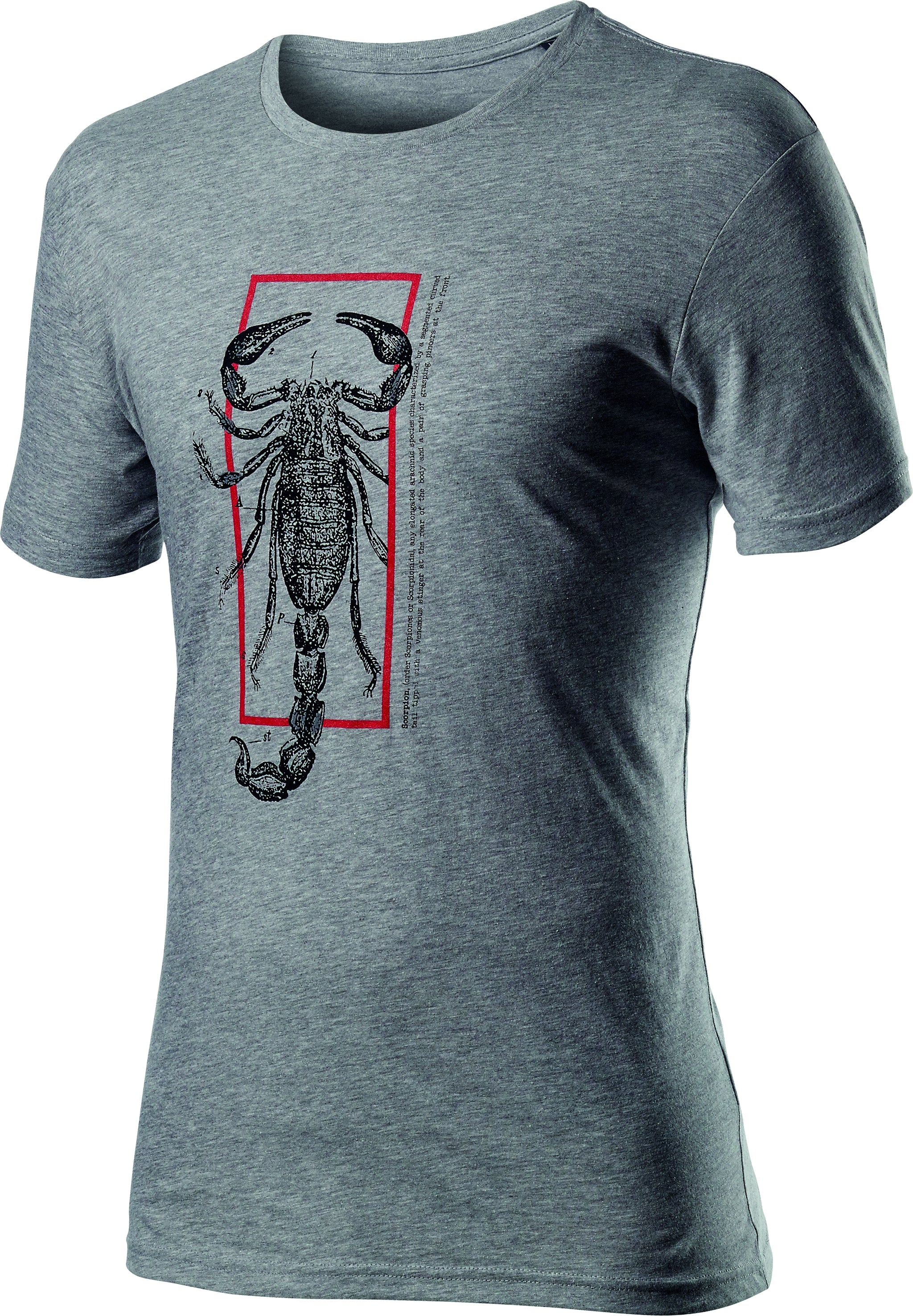 Castelli Logo Tee – melange light gray