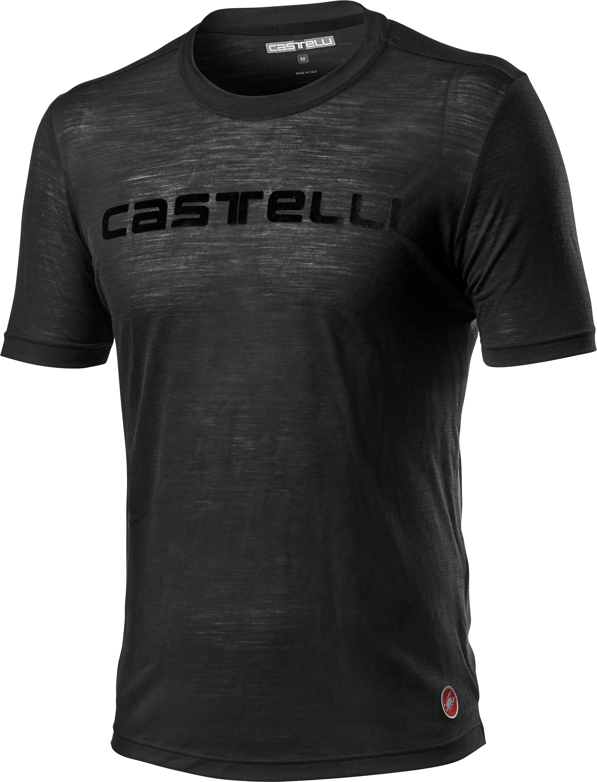 Castelli Merino Castelli Tee – light black