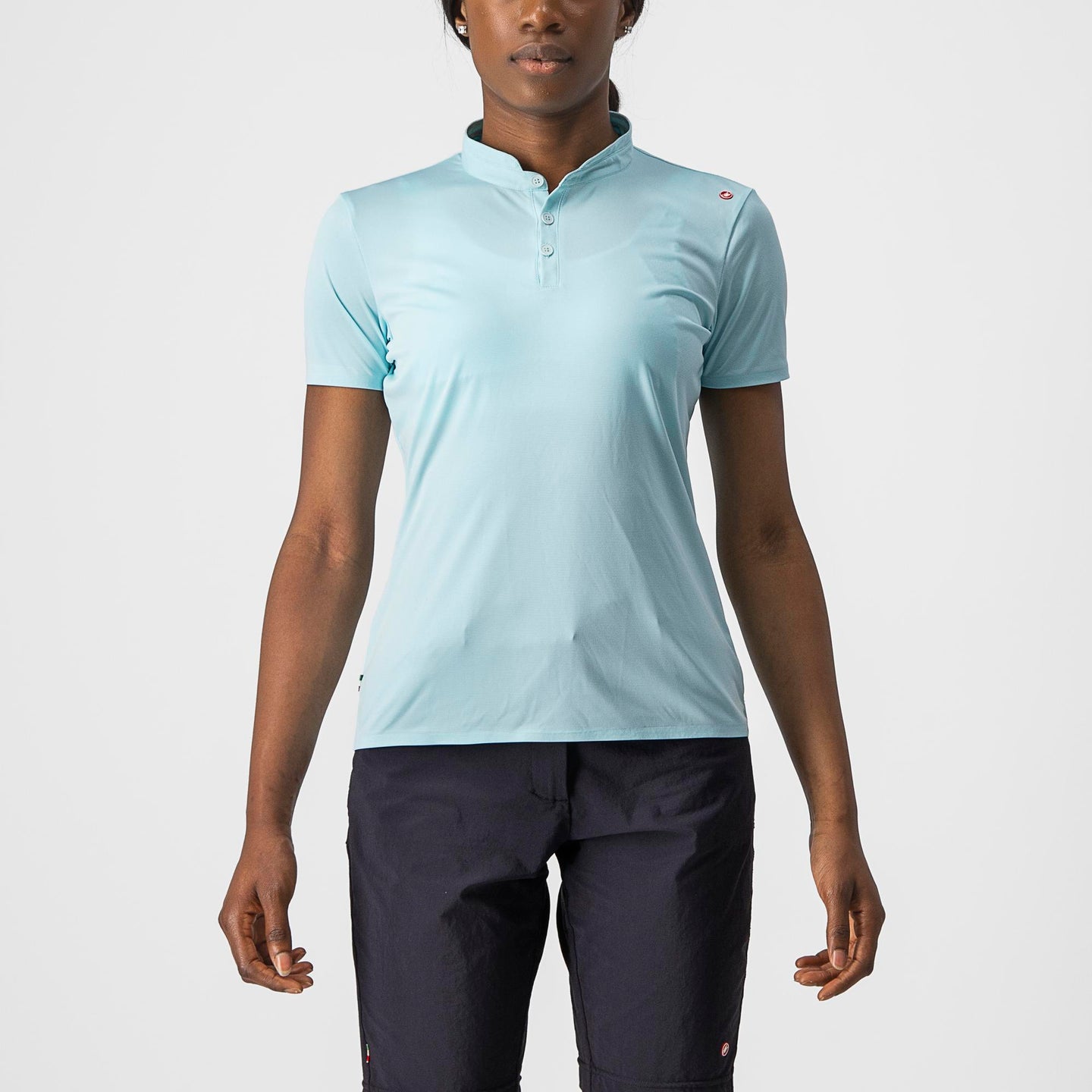 Castelli Tech 2 W Polo – light acqua