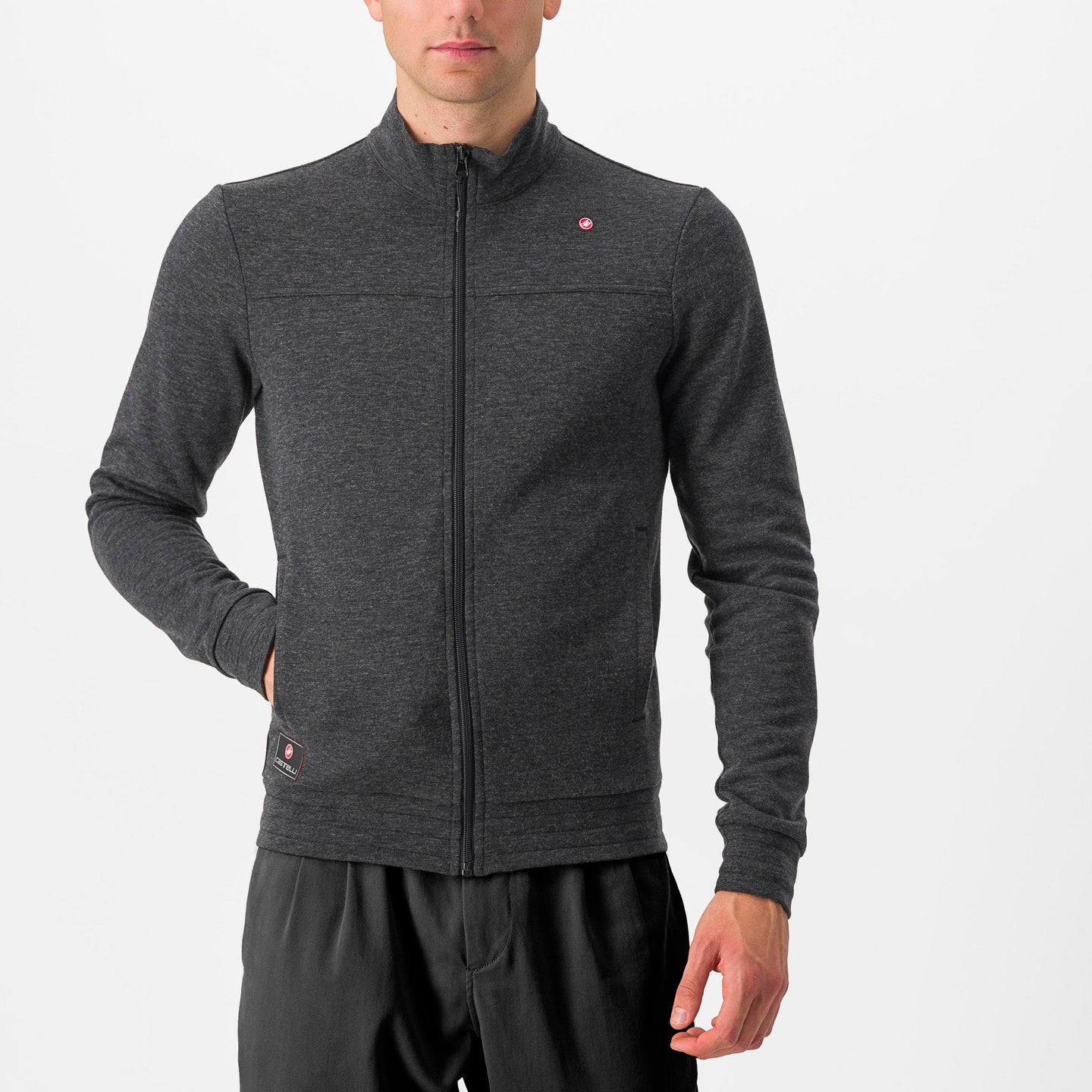Castelli Vigorelli Track Jacket – Dark Gray