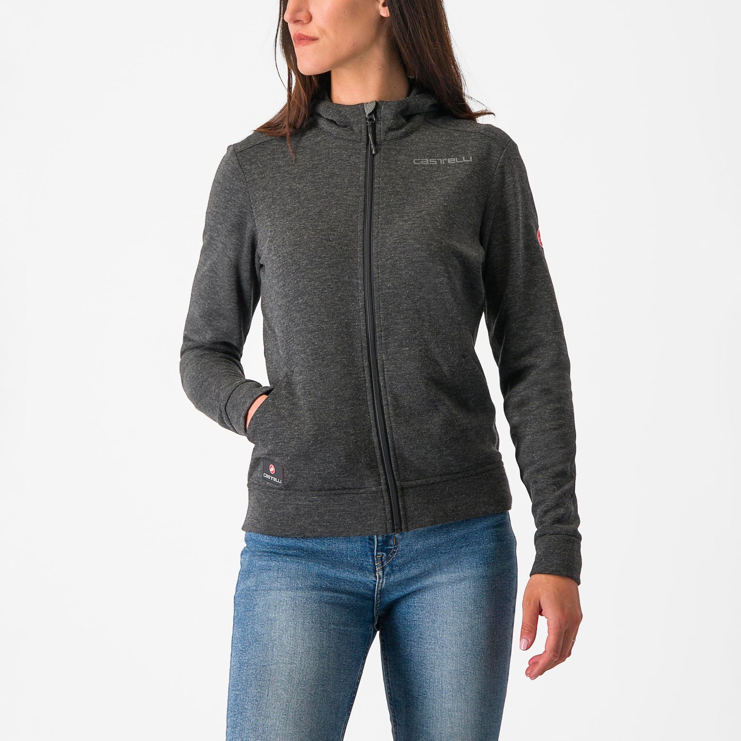 Castelli Milano 2 Full Zip W Fleece – Dark Gray