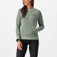 Castelli Logo W Sweatshirt – defender green