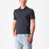 Castelli Merino Polo – light black