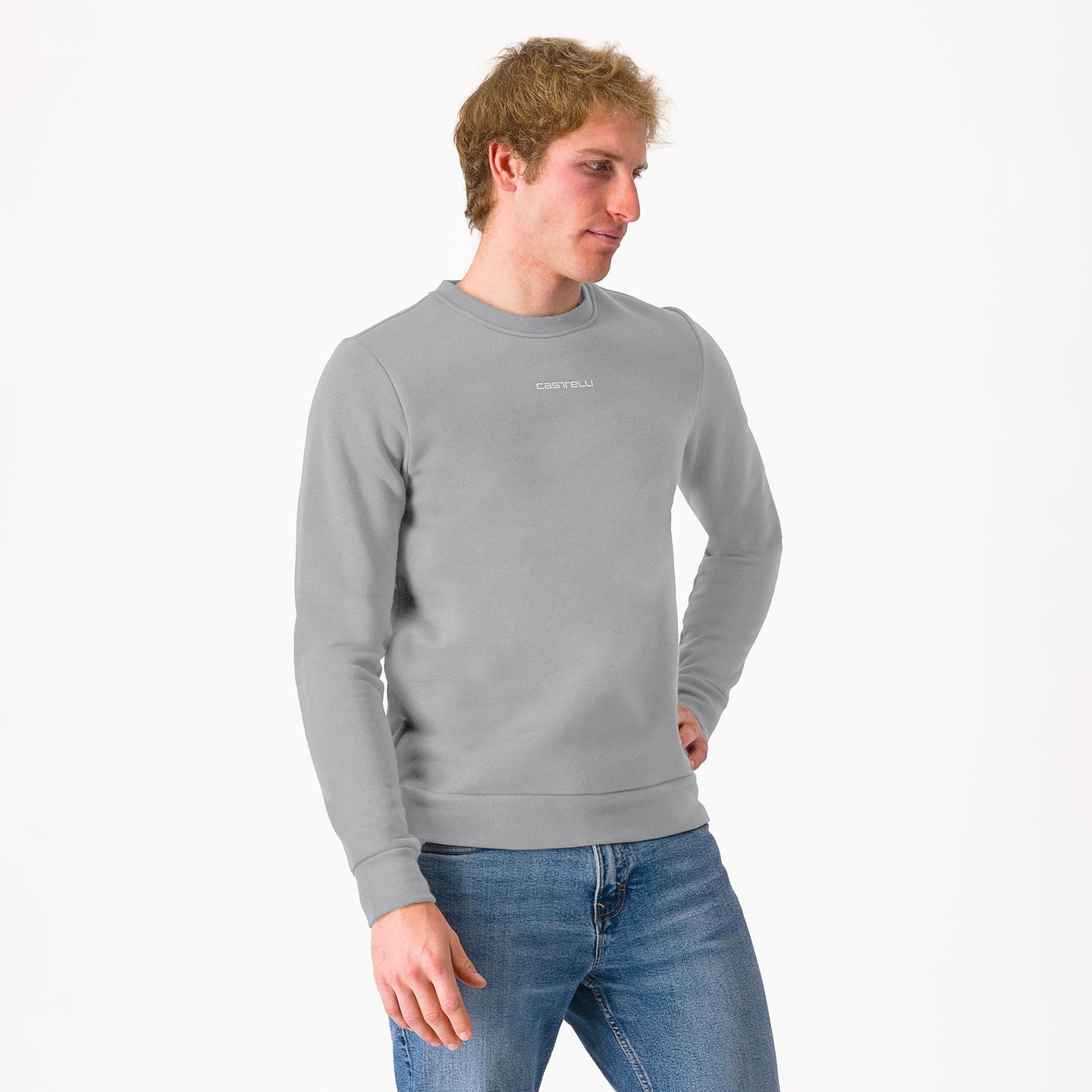 Castelli Classico Sweatshirt – cool gray