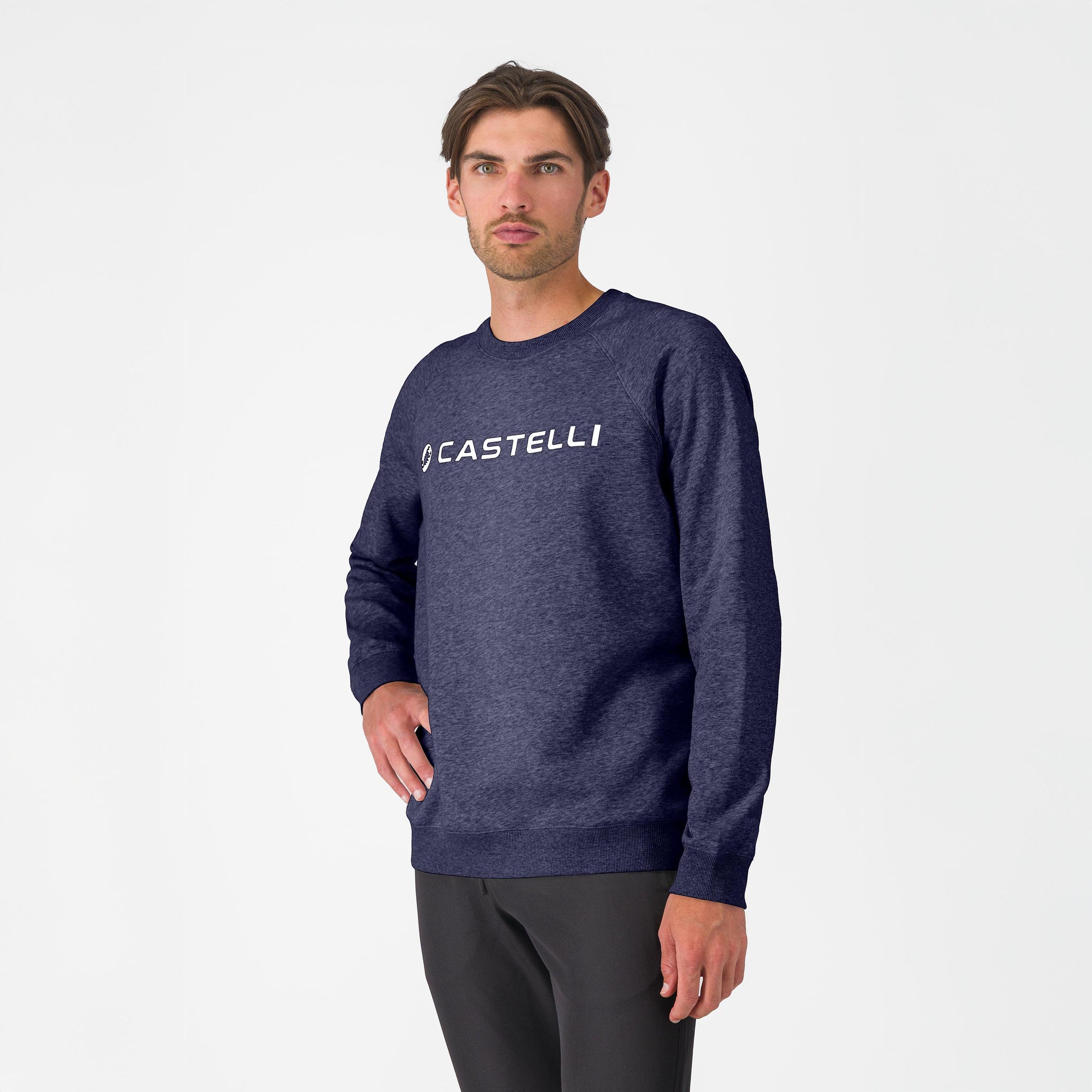 Castelli Logo Sweatshirt – belgian blue
