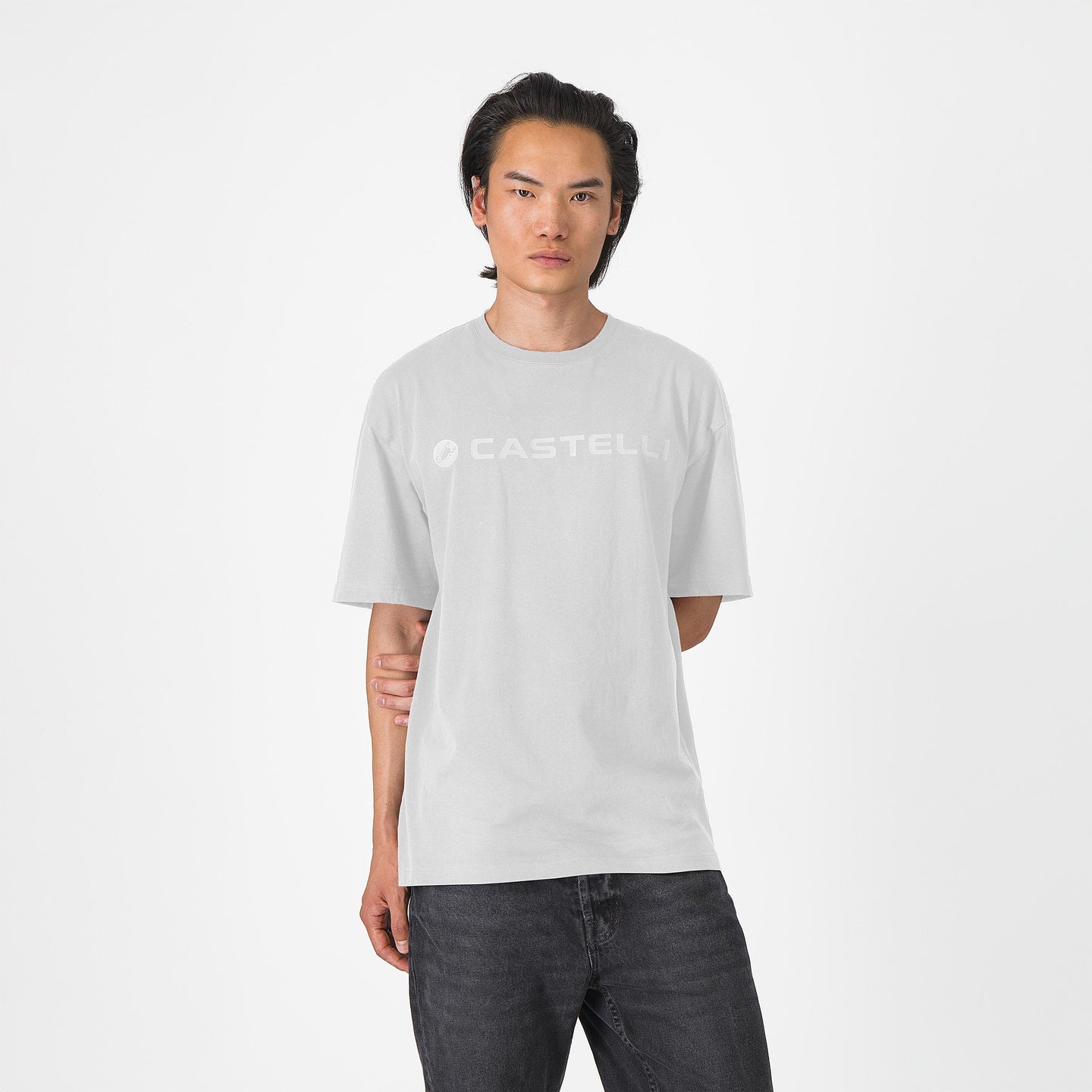 Castelli Tone Logo Tee – white
