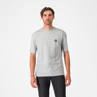 Castelli Innovation Logo Tee – melange gray