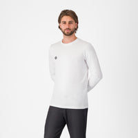 Castelli Sleeve Logo LS Tee – white