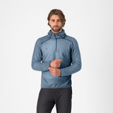 Castelli Alpha Fleece Hoody – rock blue
