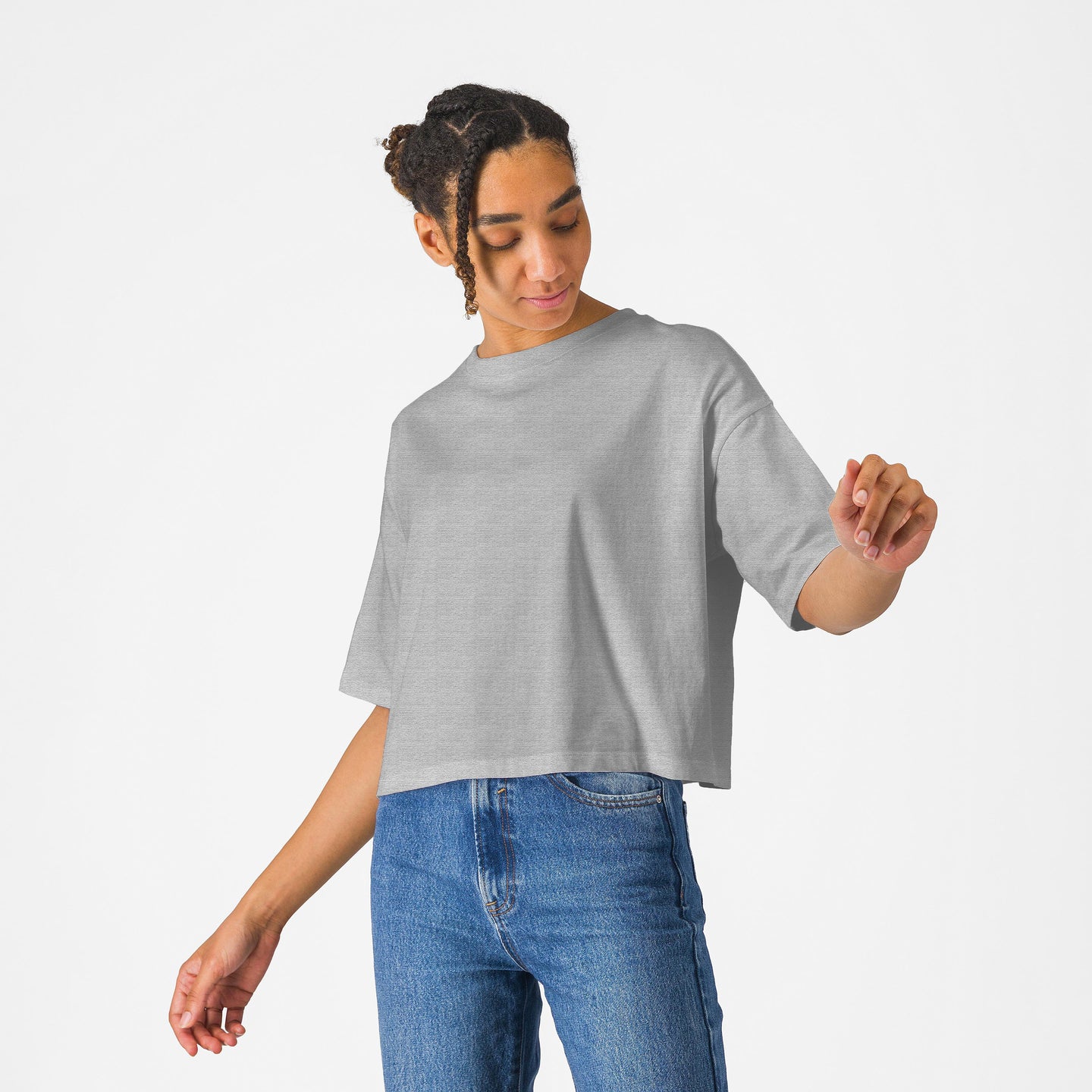 Castelli Logo W Tee – melange gray