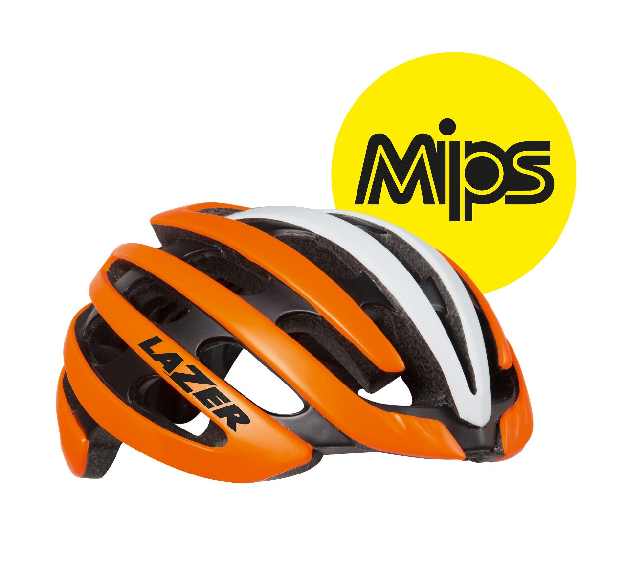 LAZER HELMET Z1 MIPS – MATTE FLASH ORANGE WHITE