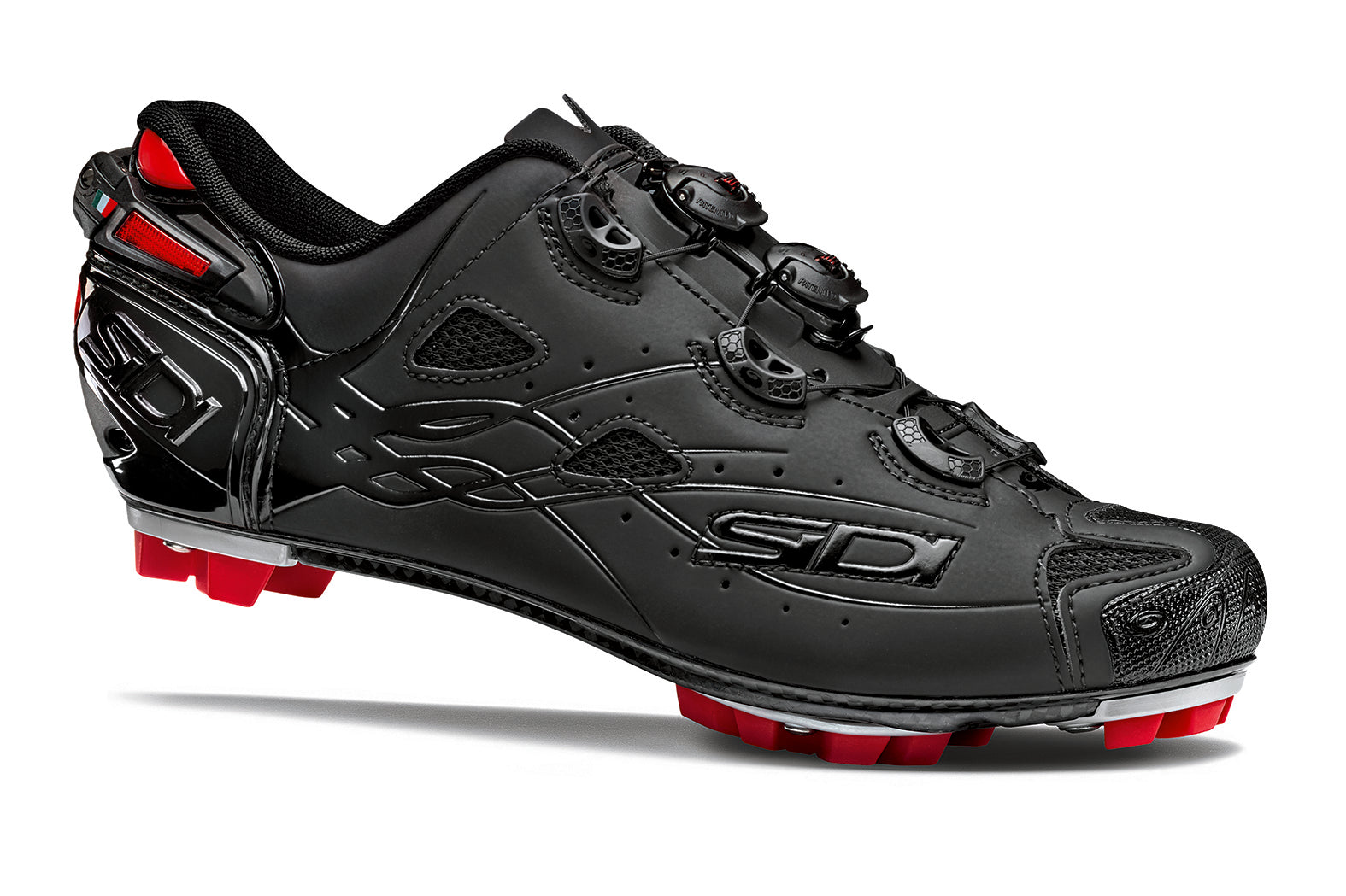 Sidi Tiger Cycling Shoe - Mens – BLACK/MATTE BLACK WITH BLACK LINER