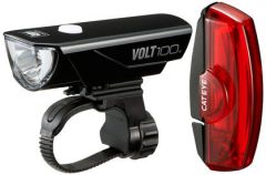 CatEye Volt 100 with RapidX Light Set