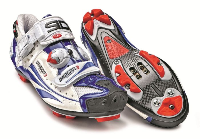 Sidi Dragon 3 Carbon SRS Shoes Blue Vernice TourCycling