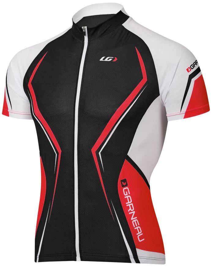 Louis Garneau Factory Jersey - Blk/Orange - Xs at Tour Cycling