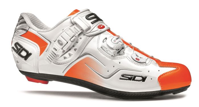 Sidi Kaos Shoe White Orange Fluo TourCycling